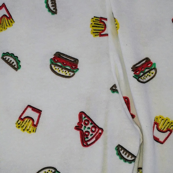 "Hamburger Fries and Tacos" 2pc Boys Matching Pajama Sets (NWT) - Picture 6 of 6